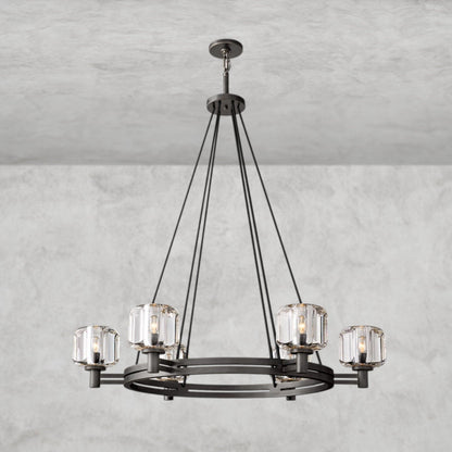 36" / Bronze Demaret Round Chandelier 36", 48", 60"