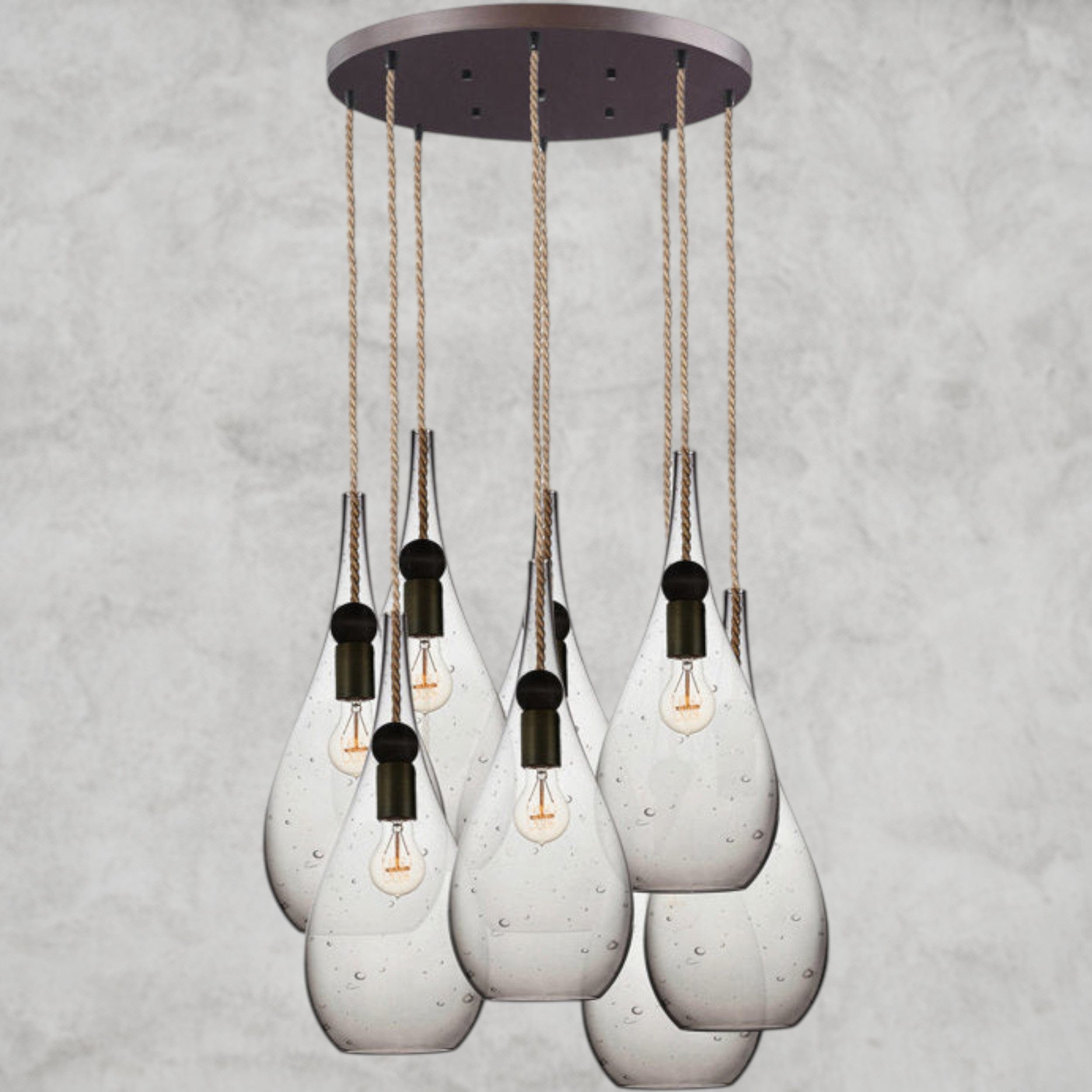 Black Earth 8 - Light Chandelier