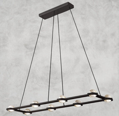 Éclatant Rectangular Chandelier 54", 72"