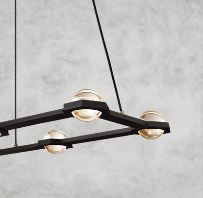 Éclatant Rectangular Chandelier 54", 72"