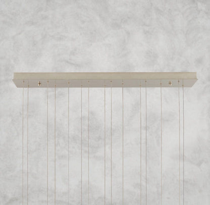 Edda Linear Glass Chandelier 48", 54"