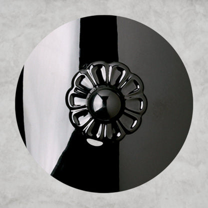 Jet Black Emilea Chandelier 33"