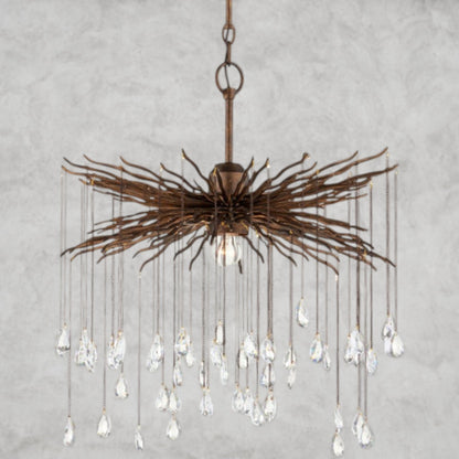 1Light Fen Chandelier