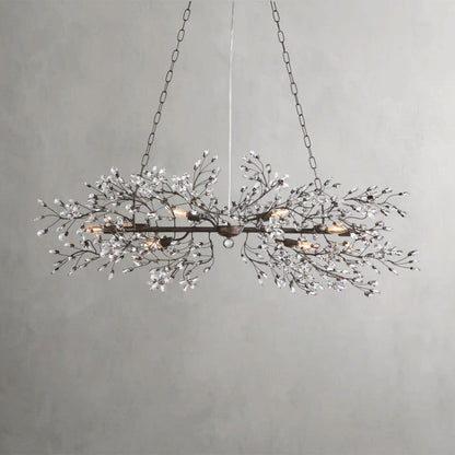 51" / BRONZE Fiore Linear Chandelier 51", 68"
