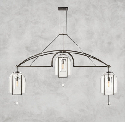 61" / Bronze Fulcrum Grand Linear Chandelier 61", 73", 85"