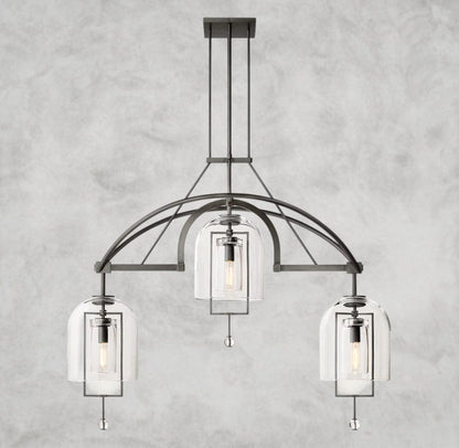 48" / Bronze Fulcrum Linear Chandelier 48", 60"