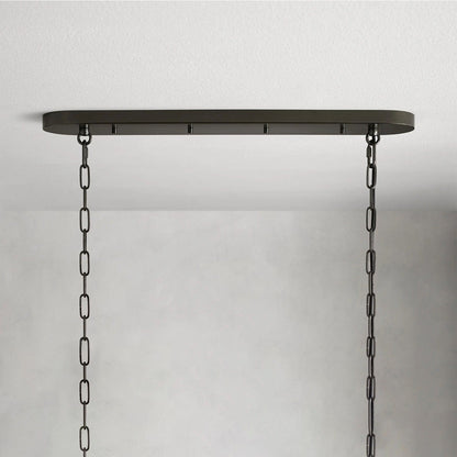 Ghiaccio Oval Chandelier 54", 65"