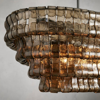 Ghiaccio Oval Chandelier 54", 65"