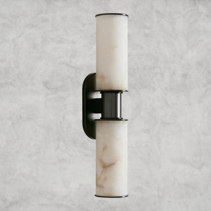 Harlin Double Sconce in Alabaster