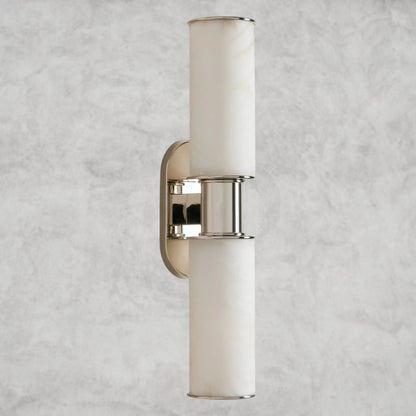 Harlin Double Sconce in Alabaster