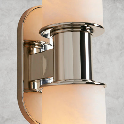 Harlin Double Sconce in Alabaster