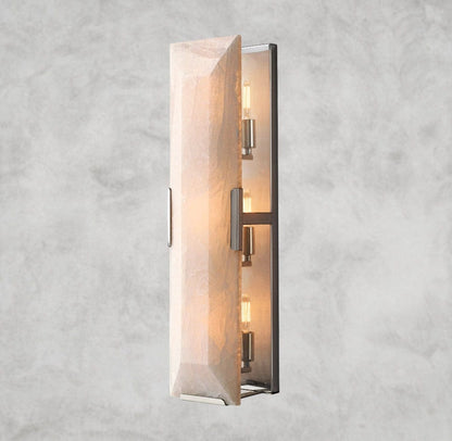 Nickle Harlow Calcite Linear Sconce