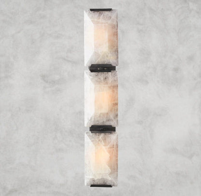 Harlow Calcite Triple Sconce