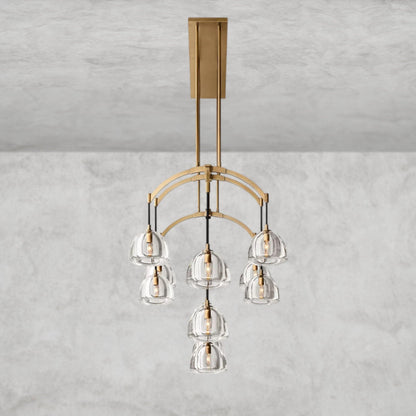 Hemisphere Linear Chandelier 54", 72"