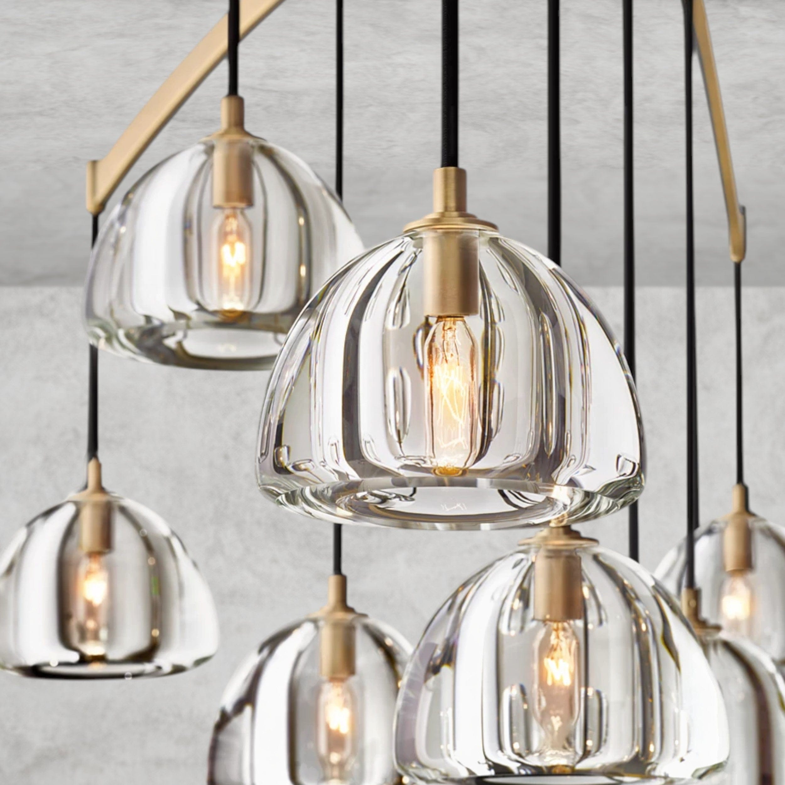 Hemisphere Round Chandelier 36", 48", 60"