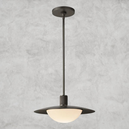 14" / Bronze Kennan Round Pendant 14", 18"