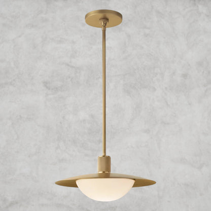 14" / Brass Kennan Round Pendant 14", 18"