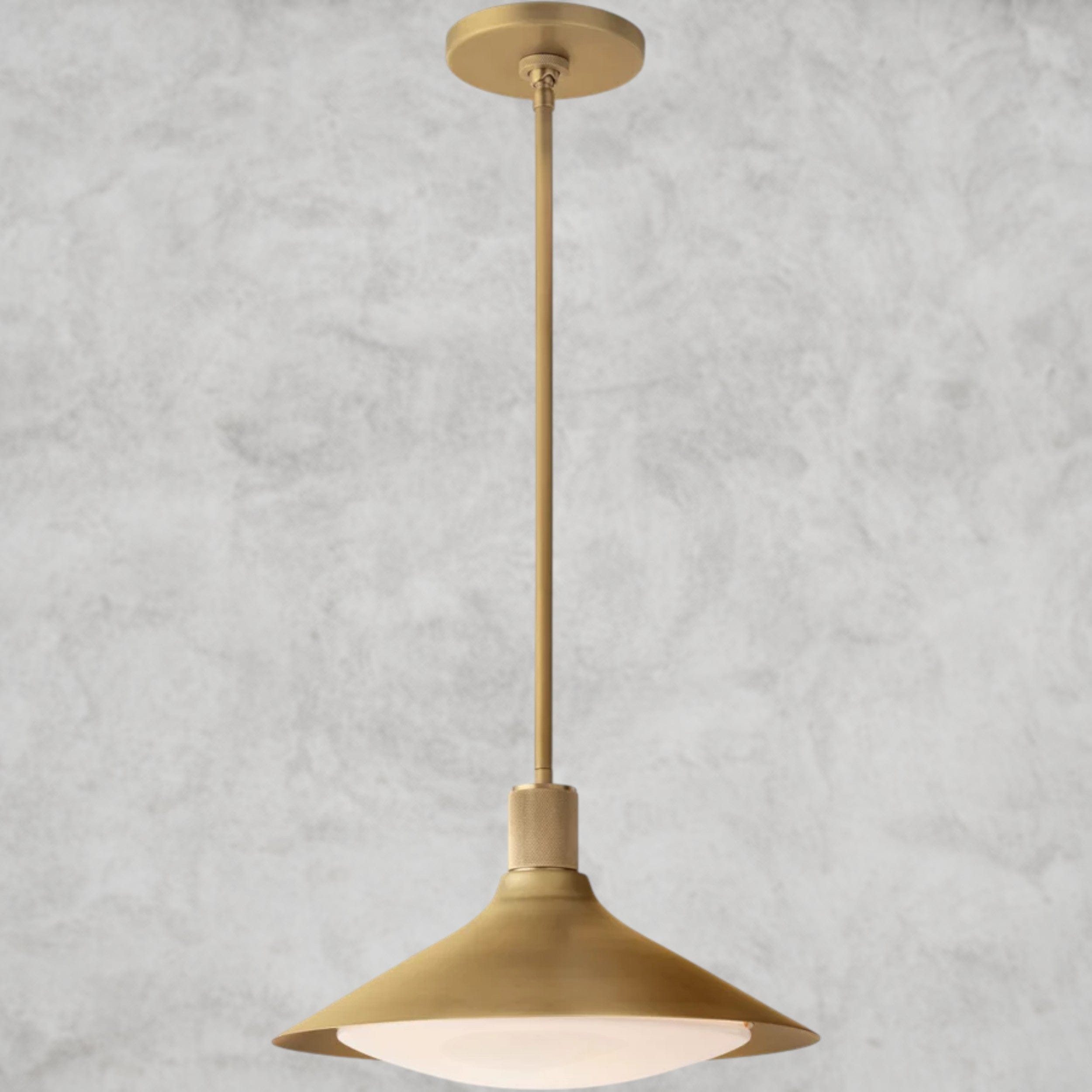 14" / Brass Kennan Tapered Pendant 14", 18"