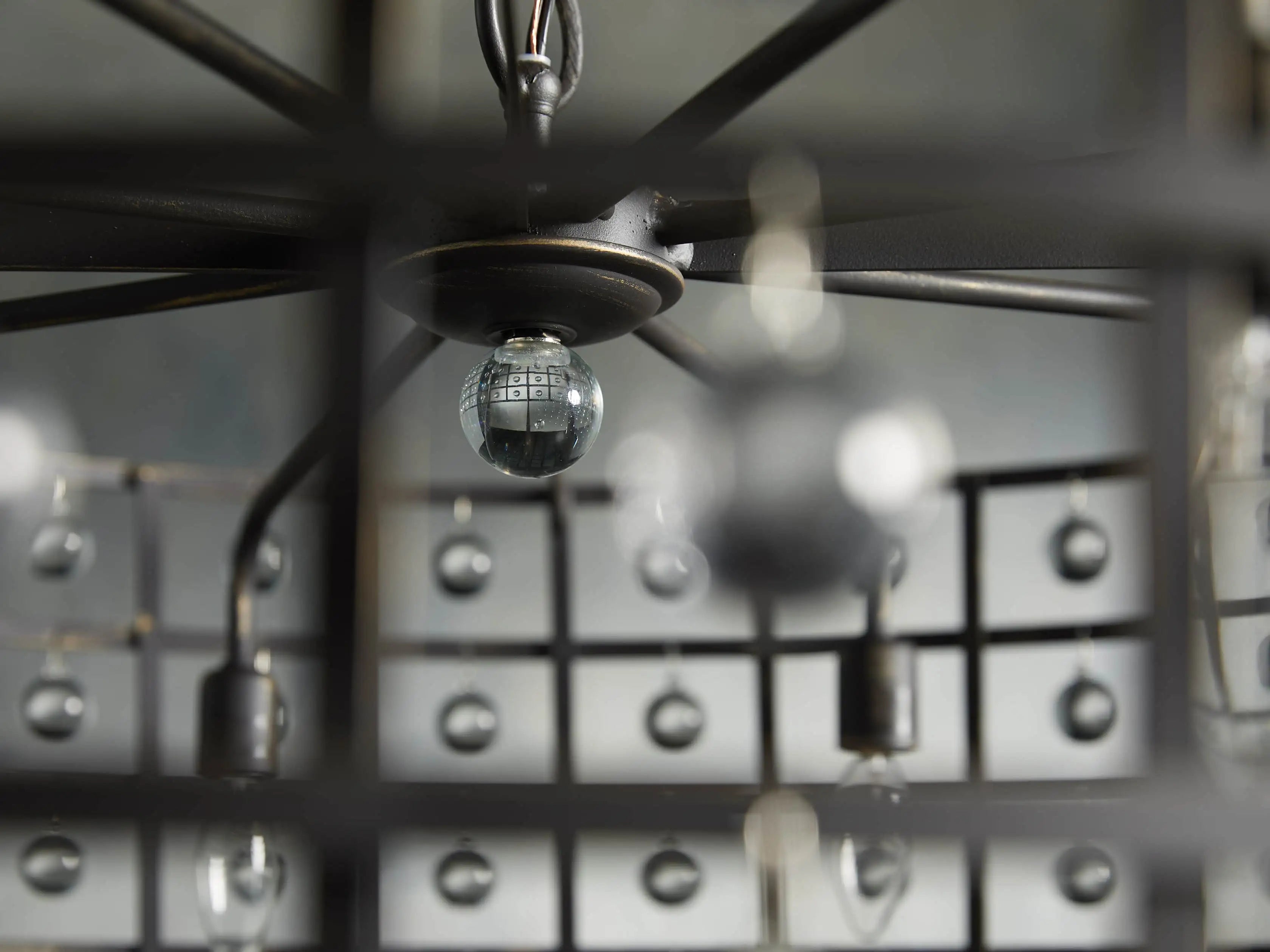 La Cage Round Chandelier 6", 8", 12"