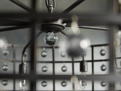 La Cage Round Chandelier 6", 8", 12"