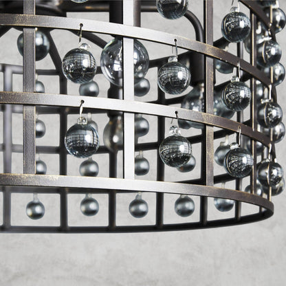 La Cage Round Chandelier 6", 8", 12"