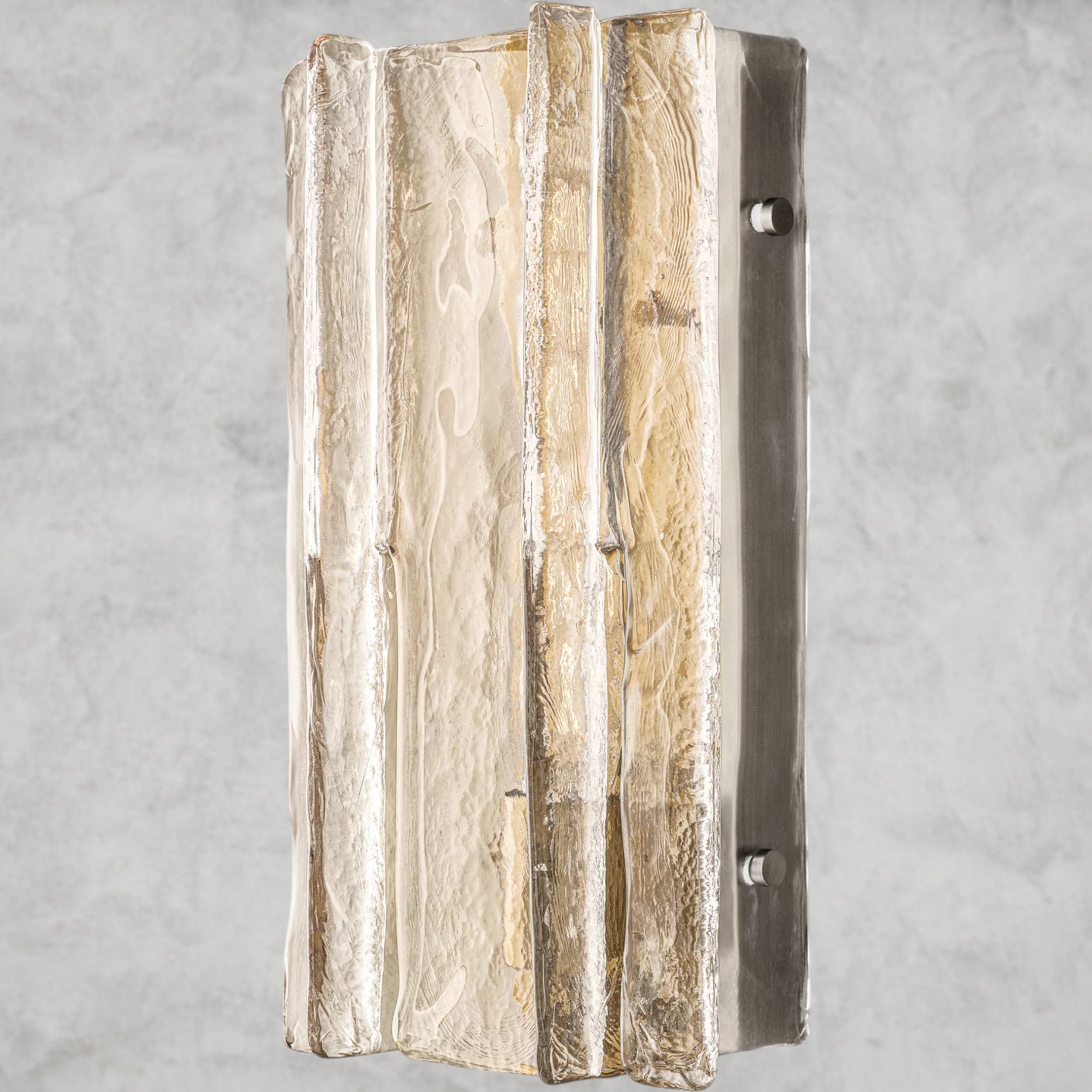 15" / Nickle Lattice Clear Glass Sconce 15", 30"