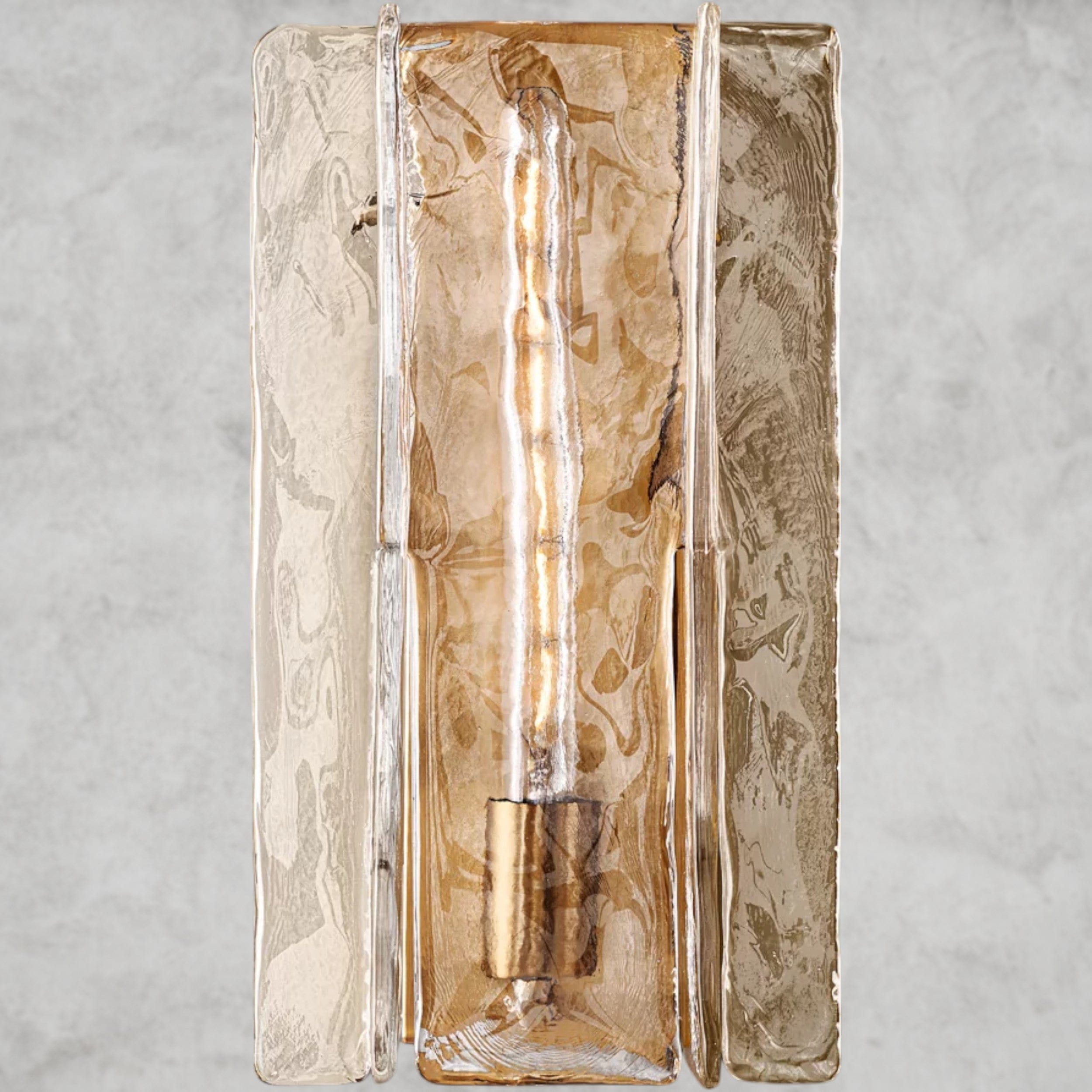 Lattice Clear Glass Sconce 15", 30"