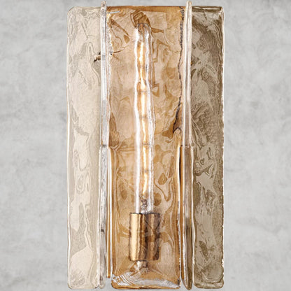 Lattice Clear Glass Sconce 15", 30"