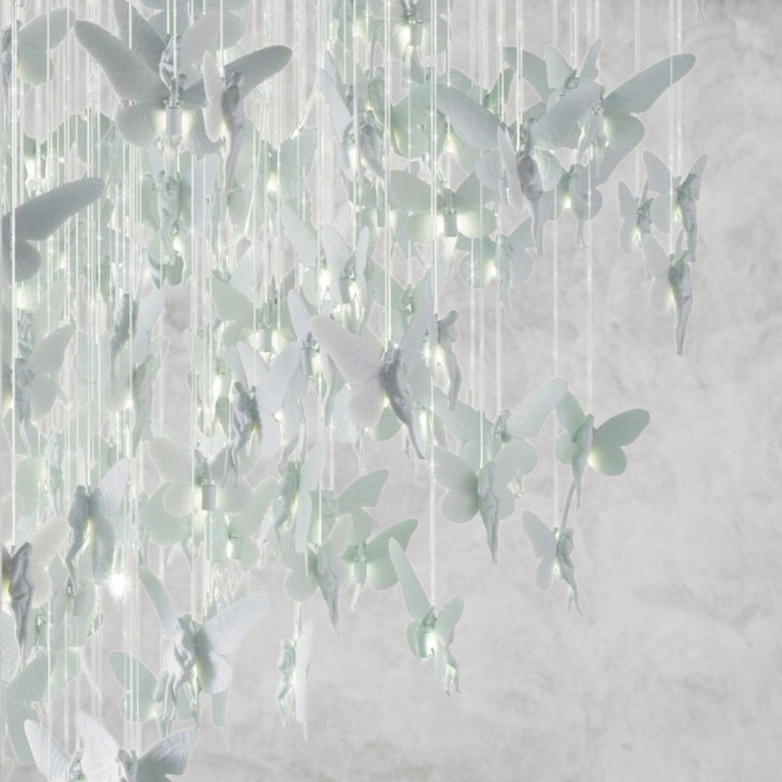 Lladro Niagara Chandelier 78"