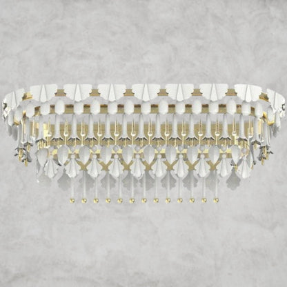 Sunrise Lladro Seasons Oval Chandelier