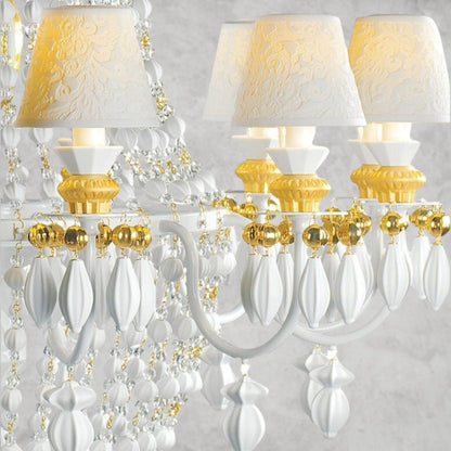 Lladro Winter Palace 12-Lights Chandelier