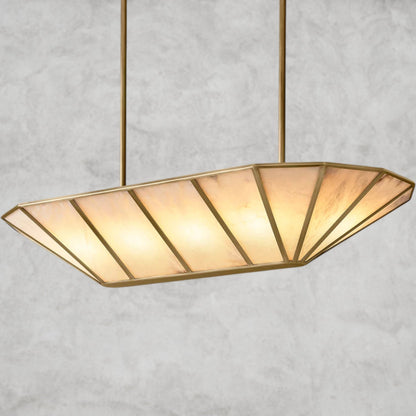 Lucette Alabaster Linear Chandelier