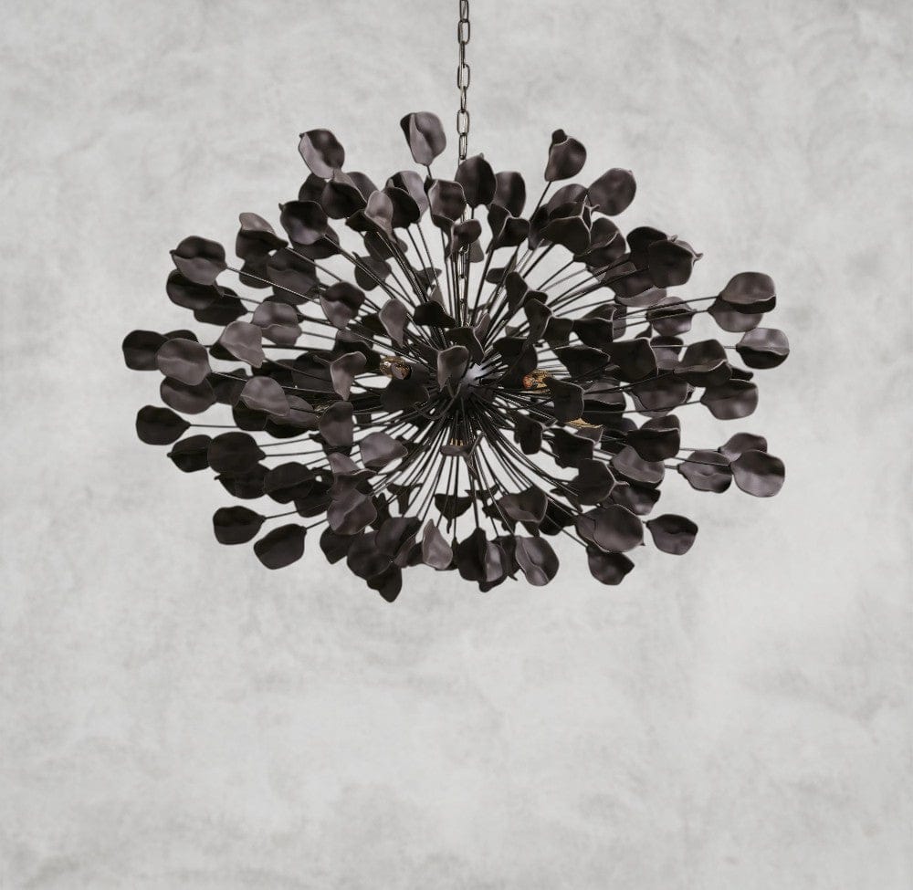 BRONZE / EBONY Lunaria Ceramic Chandelier