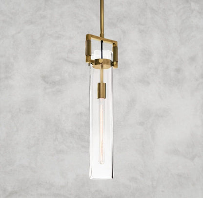 Machinist Glass Cylinder Pendant 12", 22"