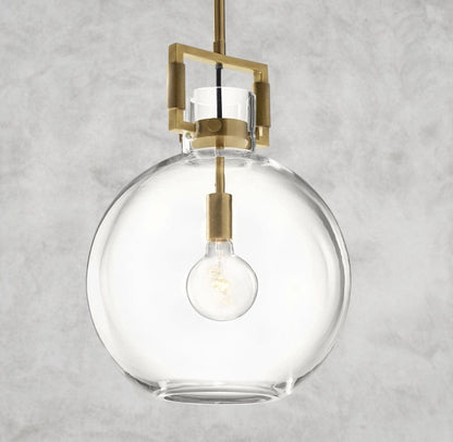 MACHINIST GLASS GLOBE PENDANT 10", 14", 18"