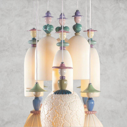 Madeaoiselle 18-Lights Sand Chandelier