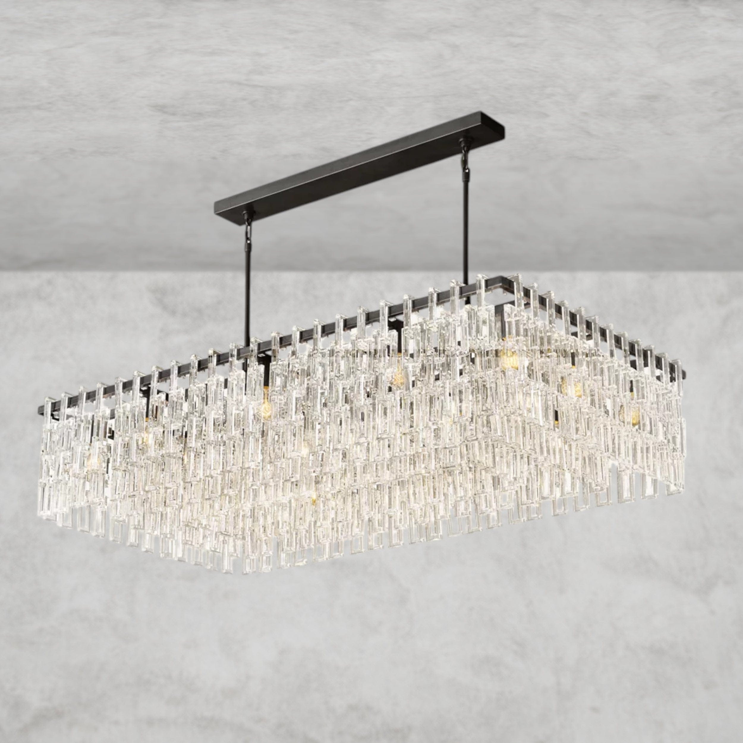 Marignan Rectangular Chandelier 60"