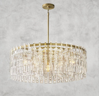36" / Brass Marignan Round Chandelier 36", 48", 60"