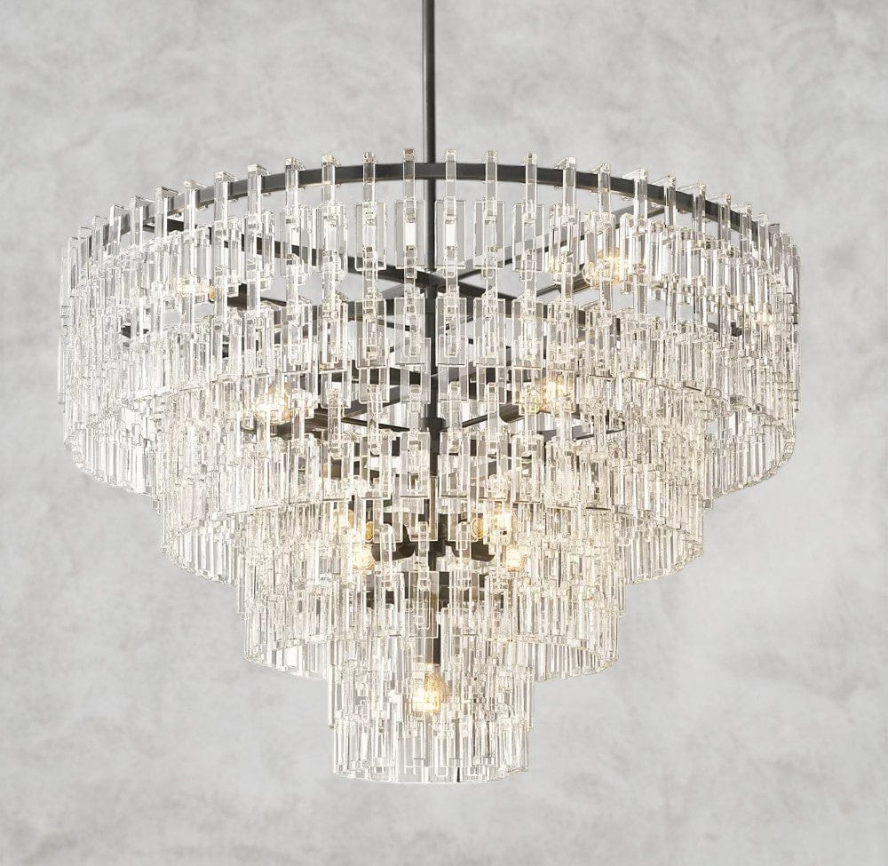 48" / Bronze Marignan Tiered Round Chandelier 36", 48", 60"