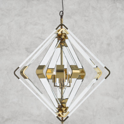 Brass Nellote 4 - Light Chandelier