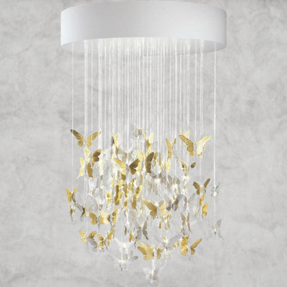 Golden Luster Niagara Chandelier 43"