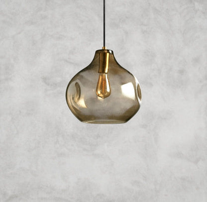Organic 12" Glass Pendant