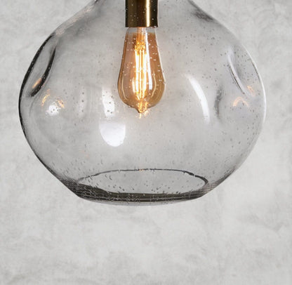 Organic 12" Glass Pendant