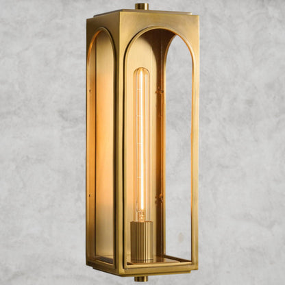 19" / Brass Palladian Outdoor Sconce 13", 19", 24"