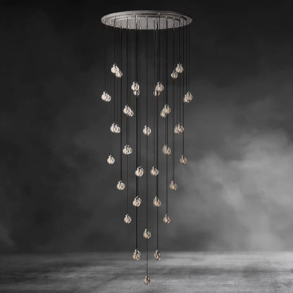 Pearl Round Chandelier 38", 48", 60"