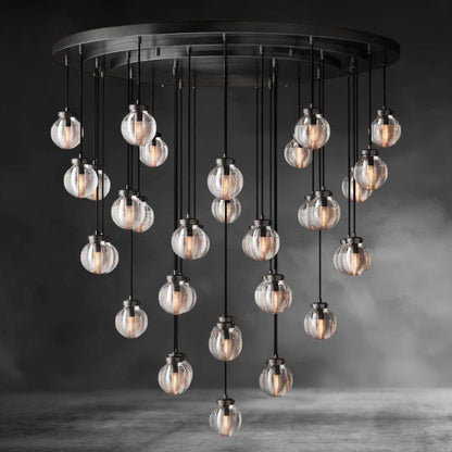48" / Bronze Pearl Round Chandelier 38", 48", 60"