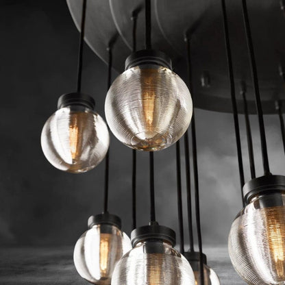 Pearl Round Chandelier 38", 48", 60"