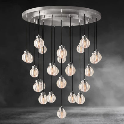 Pearl Round Chandelier 38", 48", 60"