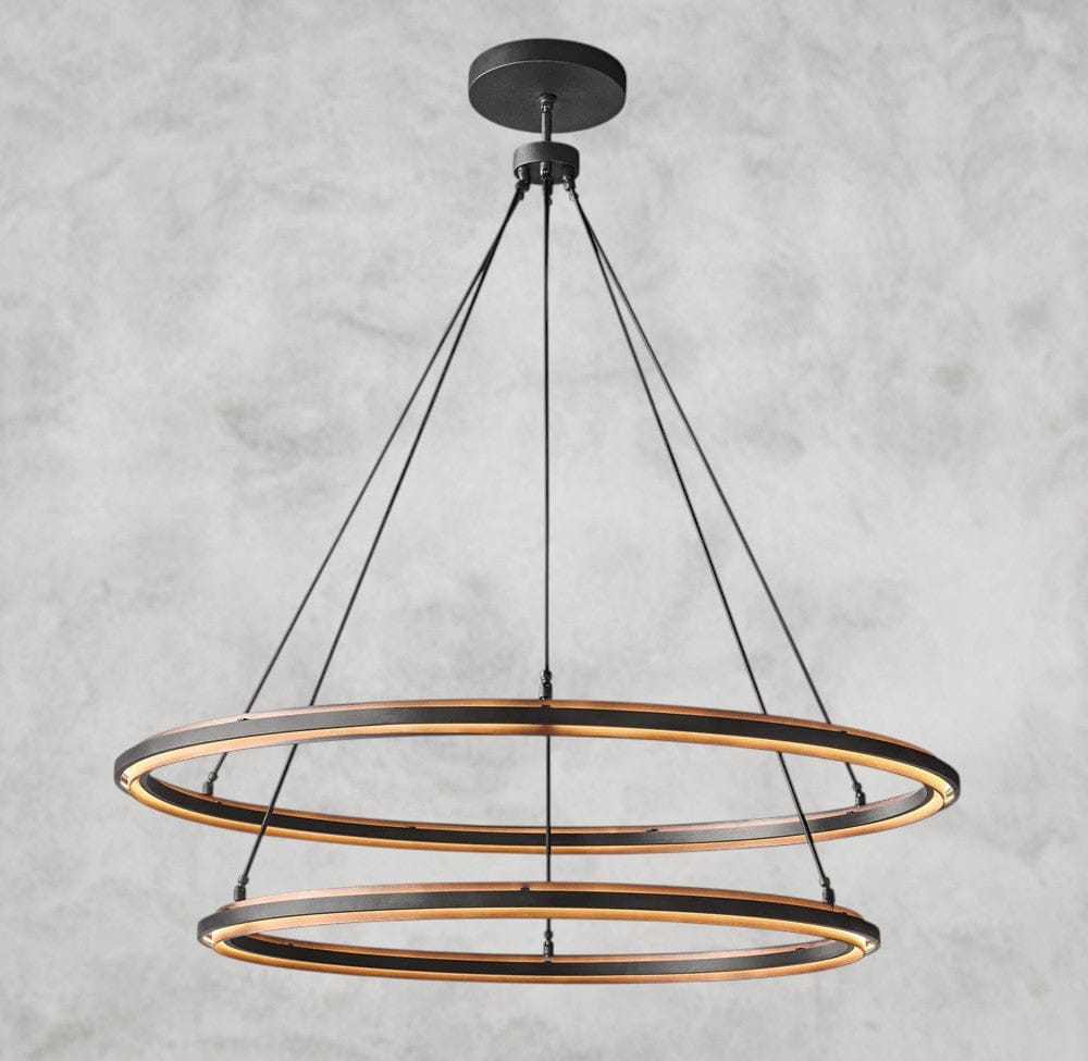 2-Tier 60" Peralta Round Chandelier 36", 48", 60", 2-Tier 60"