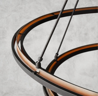 Peralta Round Chandelier 36", 48", 60", 2-Tier 60"